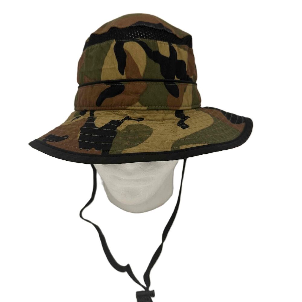 Sunday Afternoons Camouflage Camo Wide Brim Boonie Hat Size Medium